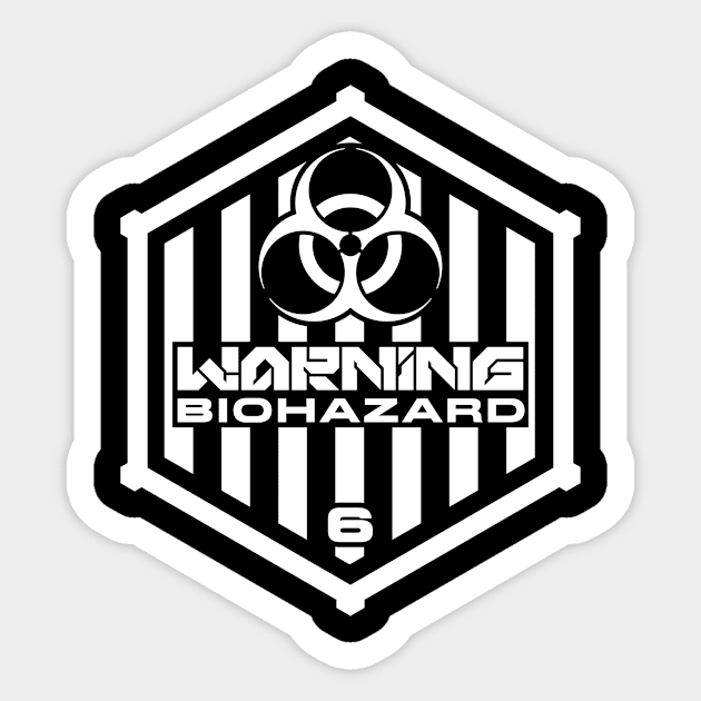 Warning: Biohazard Sticker by TerminalDogma